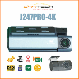 Camera hành trình Navicom 4G J247Pro 4K định vị và giám sát xe từ xa