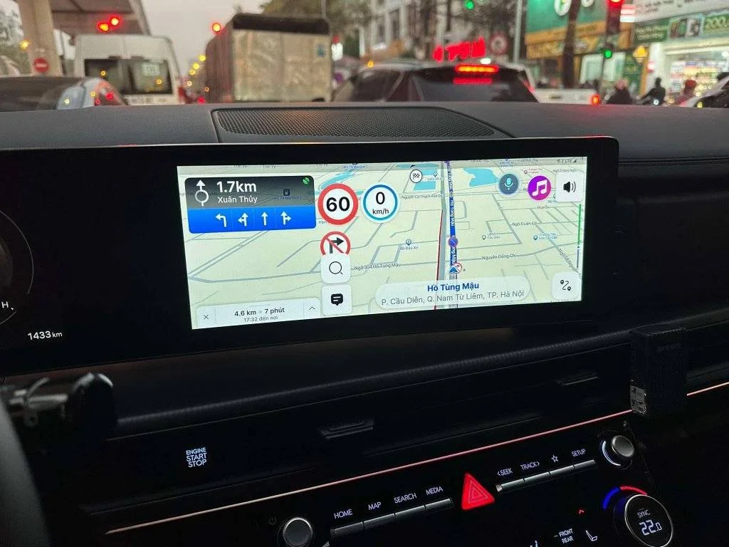 Mua Vietmap Live Giá Rẻ Tại Thanh Hóa – Bản Quyền Chính Hãng, Cài Đặt Nhanh 2 Giao diện Vietmap Live cảnh báo tốc độ