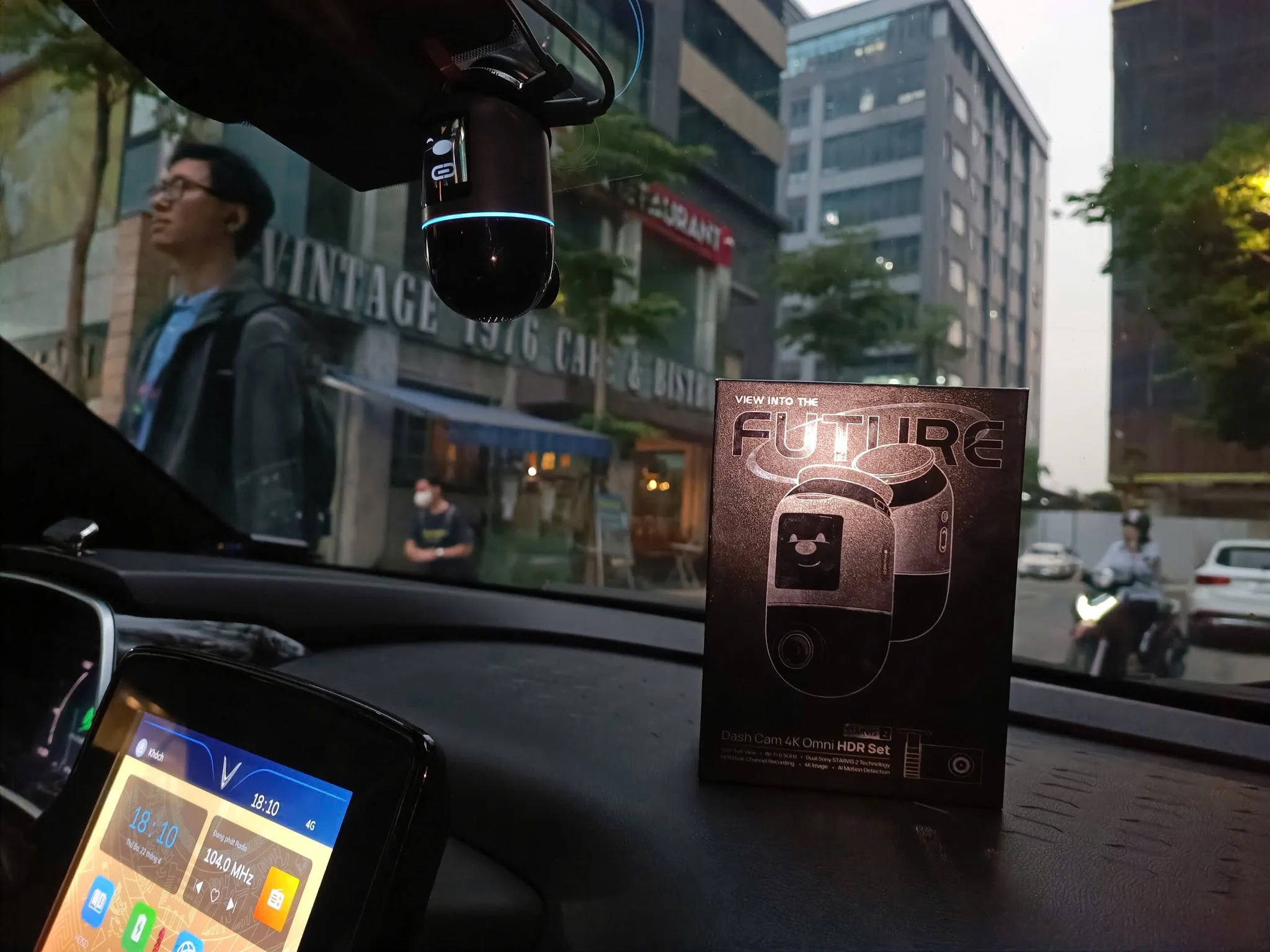 Camera hành trình 70mai Omni 4K xoay 360 độ