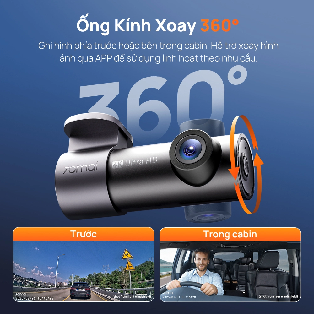 Thiết kế nhỏ gọn, tối ưu không gian kính lái